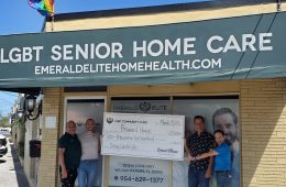 Our donation to Broward House in March of 2022